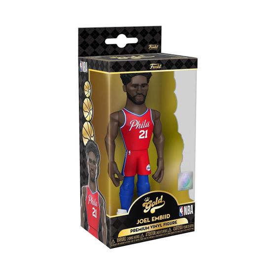 Imagem de Funko Pop! Gold NBA: Sixers - Joel Embiid 5" com Chase (os estilos podem variar)