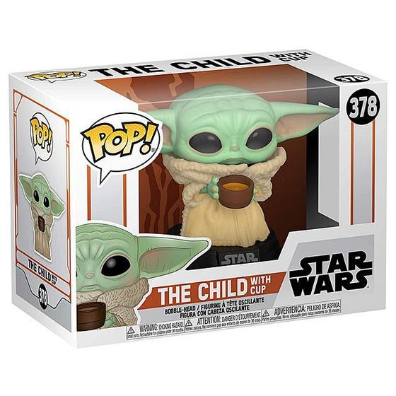 Imagem de Funko Pop Grogu The Child With Cup - Star Wars  378