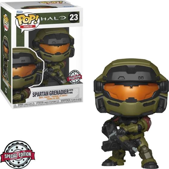 Imagem de Funko Pop Halo Exclusive - Spartan Grenadier With Hmg 23