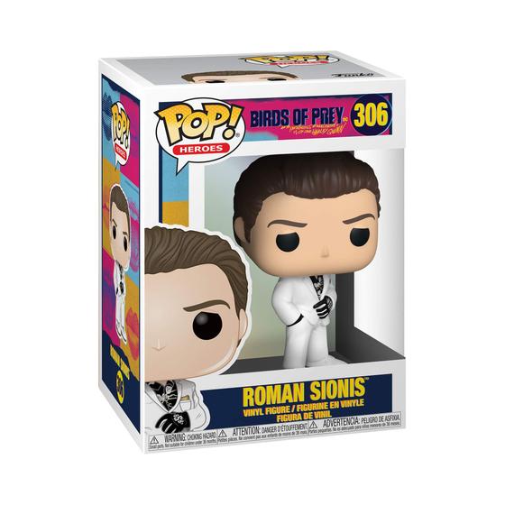 Imagem de Funko Pop! Heróis: Aves de Rapina - Sionis Romano (Terno Branco) (Estilos Podem Variar), Multicolor