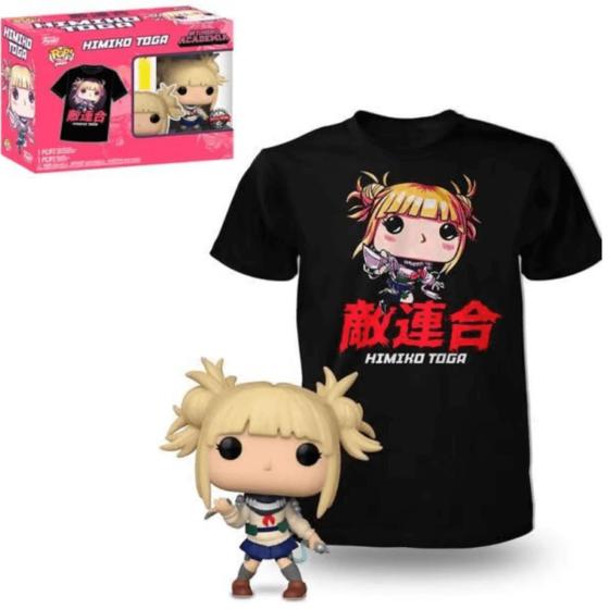 Imagem de Funko Pop Himiko Toga 1029 + Camiseta L My Hero Academia