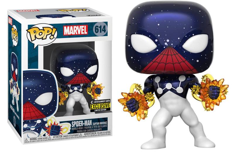 Imagem de Funko Pop Homem Aranha Capitão Universo 614 Spider-Man