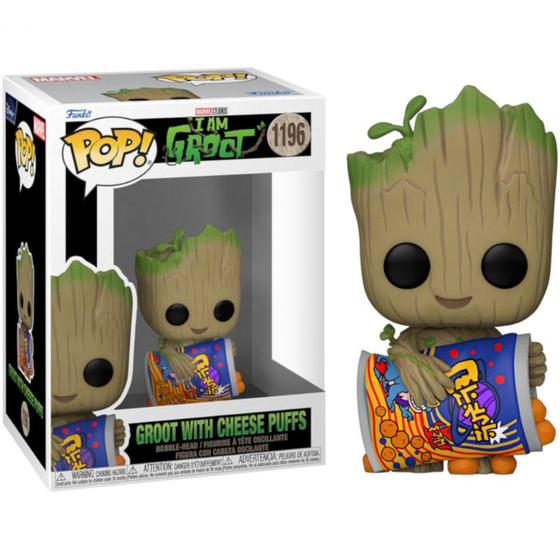 Imagem de Funko pop i am groot - groot with cheese puffs 1196