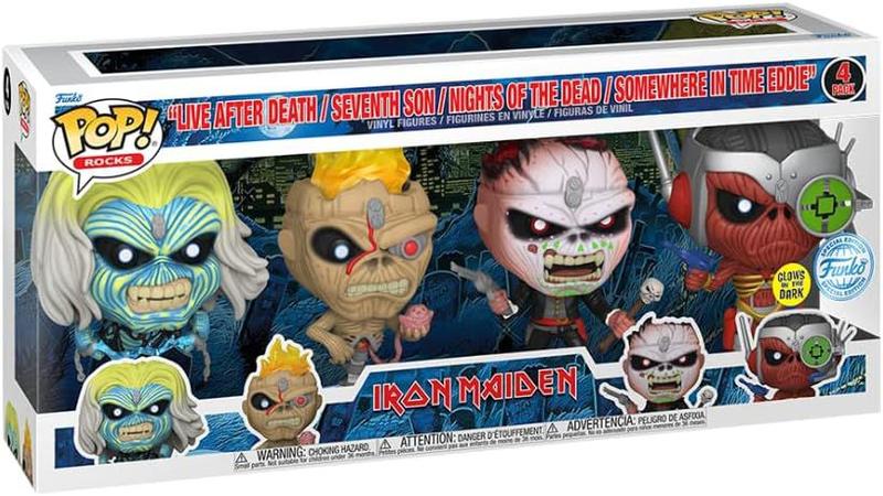 Imagem de Funko Pop! Iron Maiden 4 Pack Glow In The Dark Exclusive