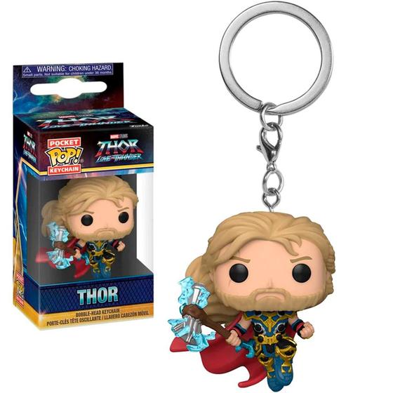 Imagem de Funko Pop Keychain! Marvel Thor Love and Thunder