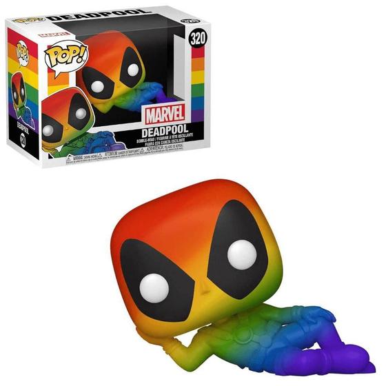 Imagem de Funko Pop Marvel 320 Sexy Deadpool Parody Rainbow