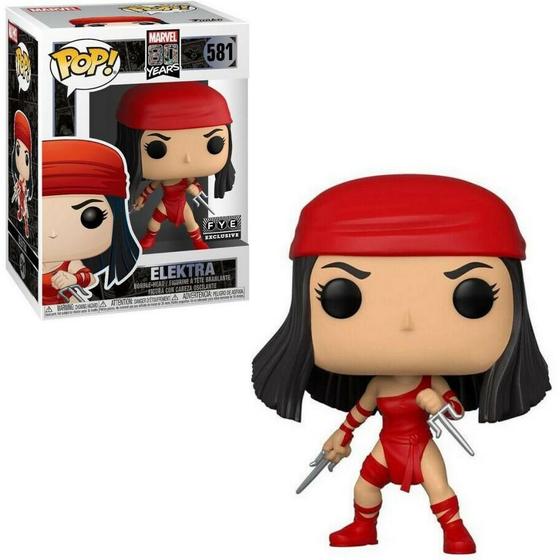 Imagem de Funko Pop Marvel 80th 581 Elektra Exclusive