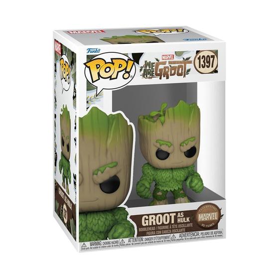 Imagem de Funko Pop! Marvel: 85º Aniversário - We Are Groot, Groot como Hulk