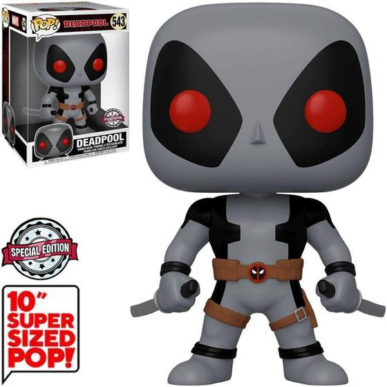 Imagem de Funko Pop Marvel DeadPool Grey 10" Super Sized 543