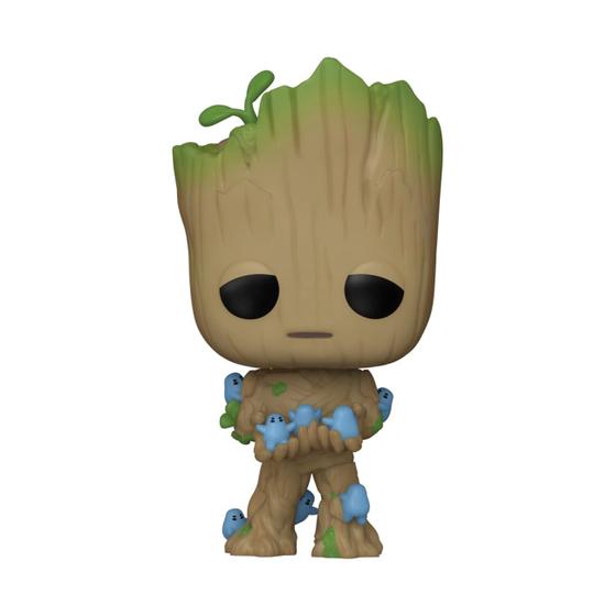 Imagem de Funko Pop! Marvel: Eu Sou Groot - Groot com Grunds