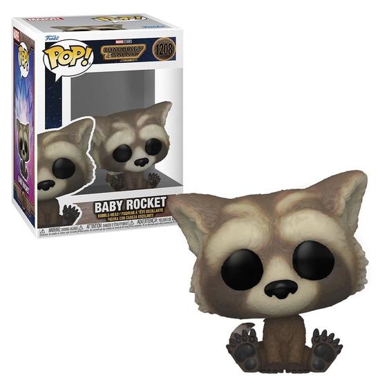 Imagem de Funko Pop! Marvel Guardiões da Galáxia 3 Baby Rocket 1208