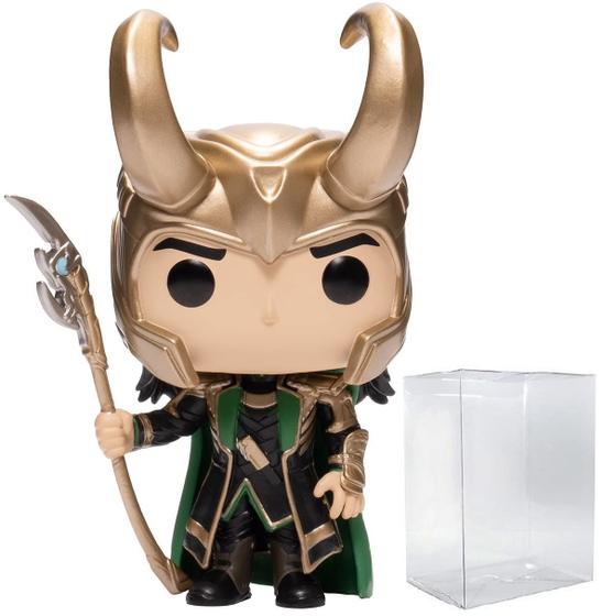 Imagem de Funko POP Marvel Loki com Cetro - Boneco de Vinil 9,5cm com Caixa