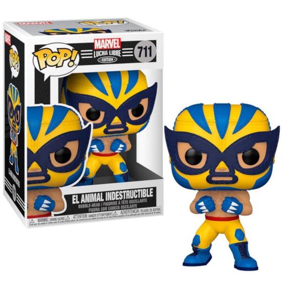 Imagem de Funko pop marvel: lucha - wolverine - el animal indestrutivel 711