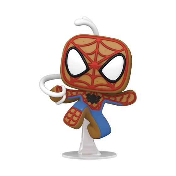 Imagem de Funko POP Marvel Spider-Man Gingerbread - Boneco de Ação 10cm