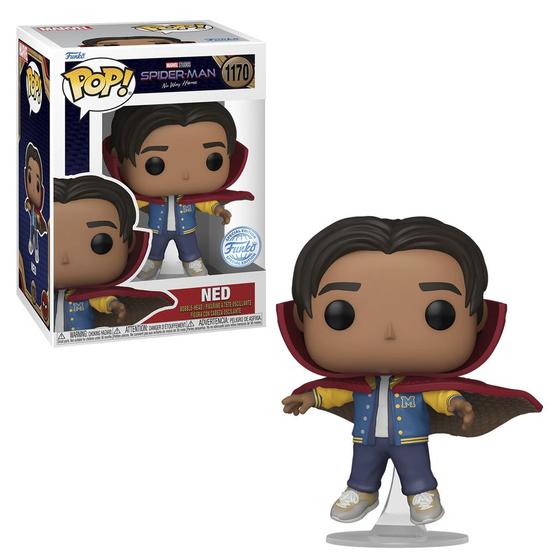 Imagem de Funko pop marvel spider-man longe de casa exclusiv ned cloak