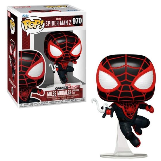 Imagem de Funko Pop Marvel Spiderman 2 Miles Morales Upgraded Suit 970