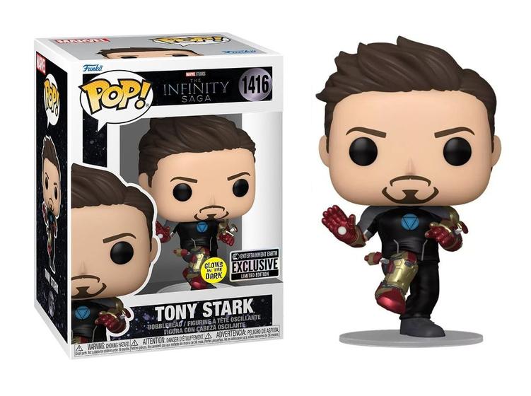 Imagem de Funko Pop! Marvel Tony Stark 1416 Exclusivo Glow