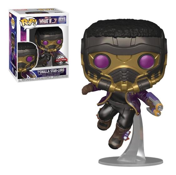 Funko Pop Marvel ¿Qué pasaría si T'challa Star Lord 876