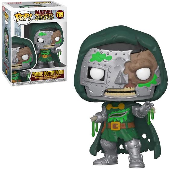 Imagem de Funko Pop Marvel Zombies Zombie Doctor Doom 789 Doutor Destino