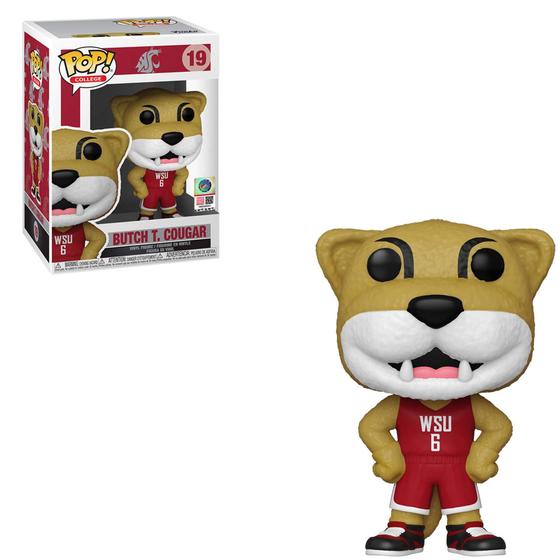 Imagem de Funko Pop! Mascote Butch T. Cougar da WSU