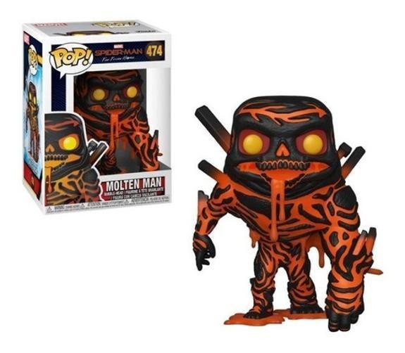 Imagem de Funko Pop Molten Man 474 Spider-Man Far From Home Original