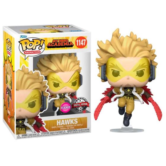 Imagem de Funko Pop My Hero Academia 1147 Hawks Flocked Edition