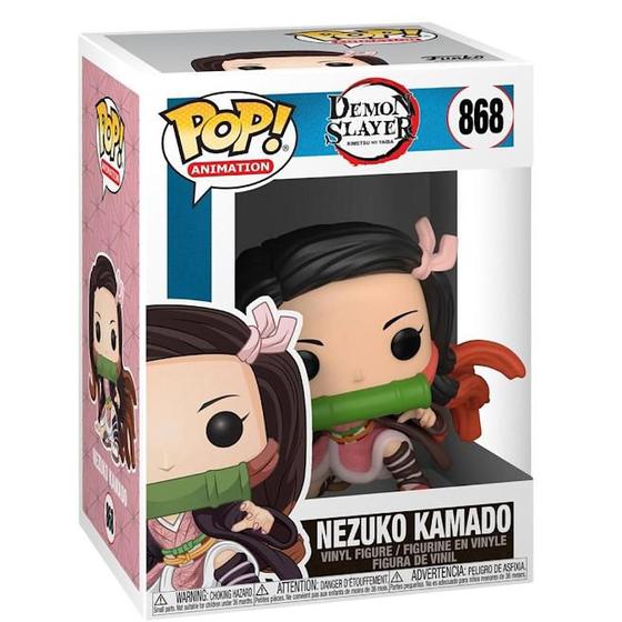 Imagem de Funko Pop Nezuko Kamado Demon Slayer Kimetsu No Yaiba 868