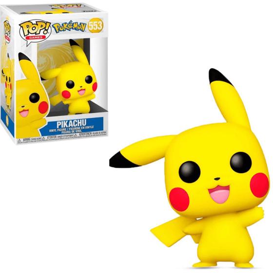 Imagem de Funko Pop Pikachu Waving 553 Pop! Games Pokemon