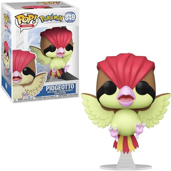 Imagem de Funko Pop Pokemon - Pidgeotto 849