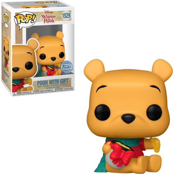 Imagem de Funko Pop Pooh with Gift 1529 Pop! Disney Winnie the Pooh