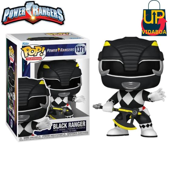 Imagem de Funko POP! Power Rangers Black Ranger 1371 - Original