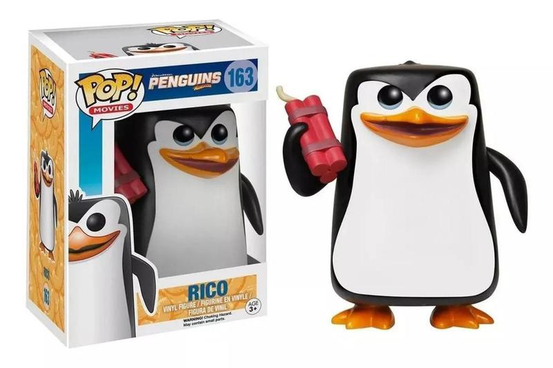 Imagem de Funko Pop! Rico  163 Pinguins de Madagascar