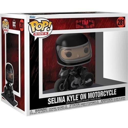 Imagem de Funko Pop Rides Selina Kyle On Motorcycle The Batman 281