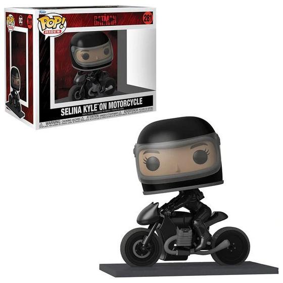 Imagem de Funko Pop! Rides Selina Kyle On Motorcycle The Batman 281