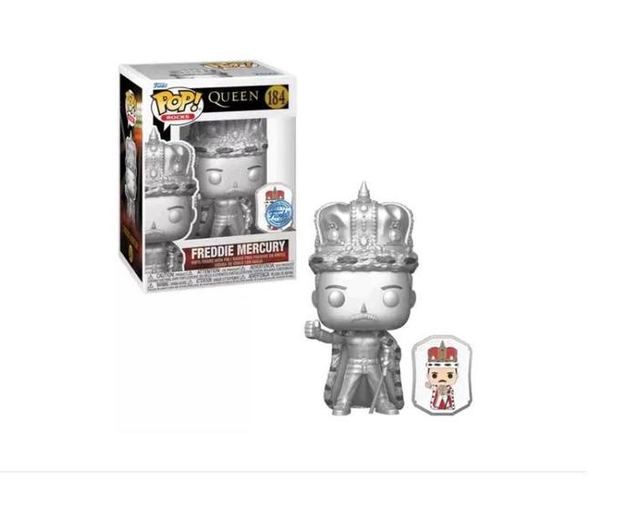 Imagem de Funko Pop Rocks 184 - Freddie Mercury 184 ( Prateado )