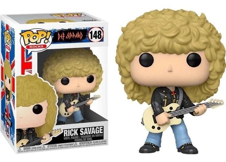 Imagem de Funko Pop Rocks Def Leppard Rick Savage 148