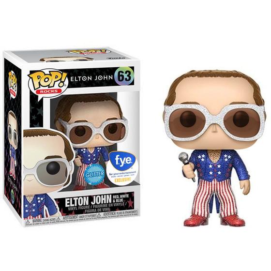 Imagem de Funko Pop! Rocks Elton John Glitter Edição 63