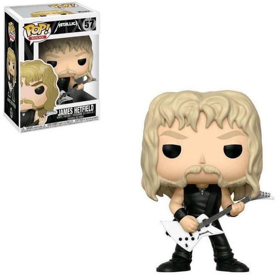 Imagem de Funko Pop Rocks Metallica 57 James Hetfield