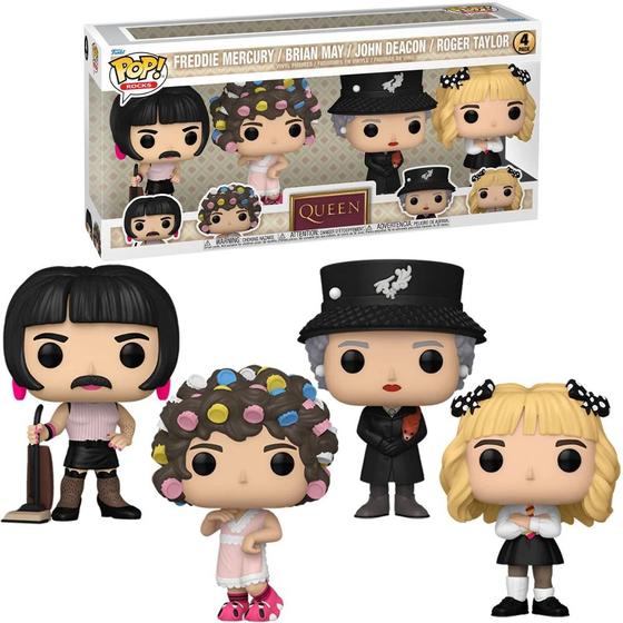 Imagem de Funko Pop! Rocks Queen Mercury Brian Deacon Roger 4 Pack