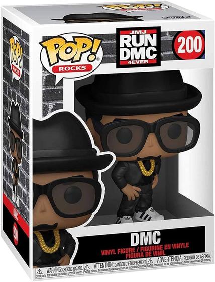 Imagem de Funko Pop! Rocks: RUN DMC - DMC 200