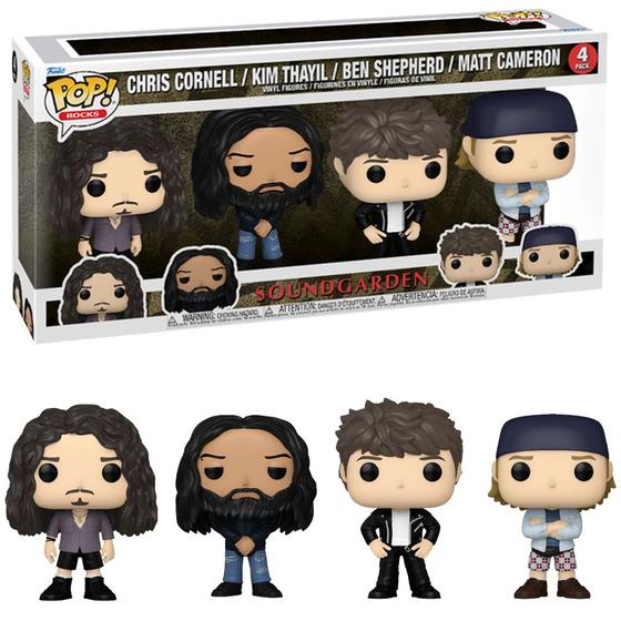 Imagem de Funko Pop! Rocks Soundgarden Chris Kim Ben Matt 4 Pack