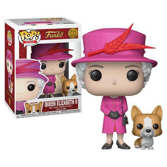 Funko Pop Royal Family 01 Queen Elizabeth II w/ Dog Menor preço em Funko Pop Royal Family 01 Queen Elizabeth II w/ Dog