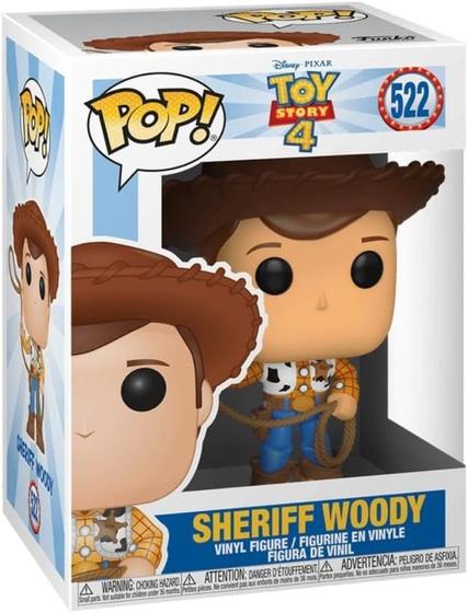 Imagem de Funko Pop Sheriff Woody Toy Story 4 - Funko 522