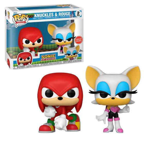 Imagem de Funko Pop Sonic the Hedgehog - Knuckles & Rouge 2-Pack