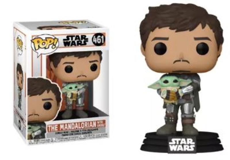 Imagem de Funko Pop Star Wars 461 - The Mandalorian with Grogu