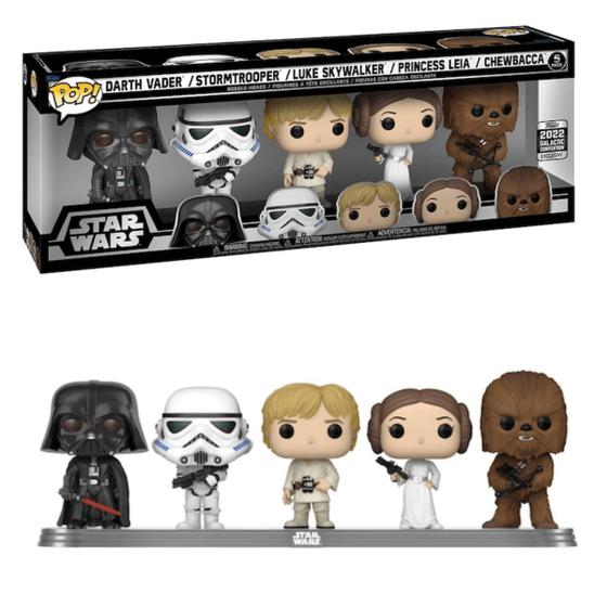 Imagem de Funko Pop Star Wars 5 Pack Galactic Convention 2022