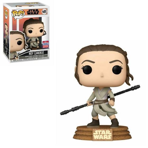 Imagem de Funko Pop Star Wars Across The Galaxy 451 Rey Jakku Funkon Exclusive