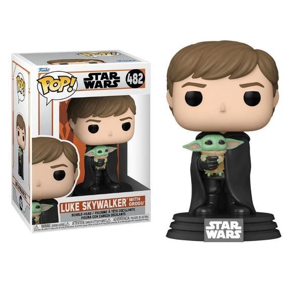 Funko Pop Star Wars Luke Skywalker E Baby Yoda 482 Menor preço em Funko Pop Star Wars Luke Skywalker E Baby Yoda 482