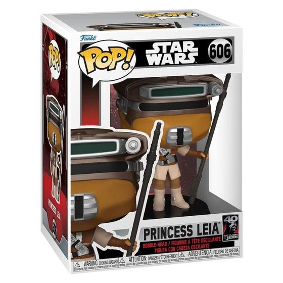 Imagem de Funko Pop Star Wars Return of The Jedi 606 Princess Leia
