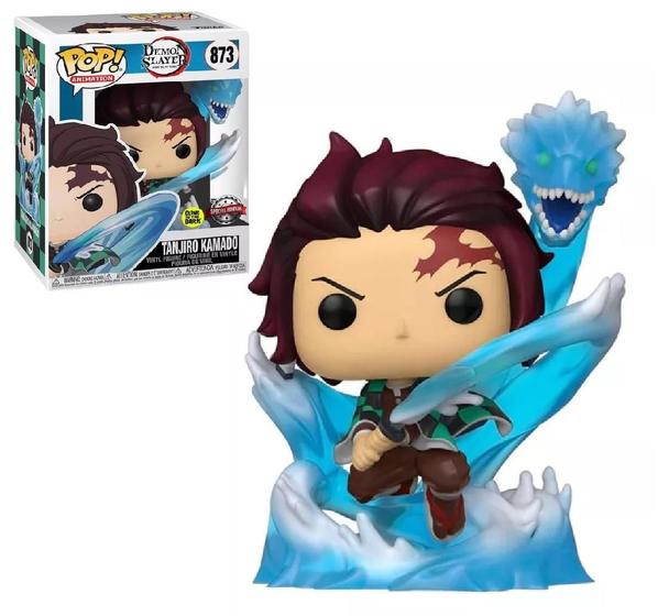 Imagem de Funko Pop Tanjiro Kamado 873 Dragon Glow Demon Slayer